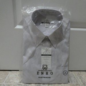 NWT Enro Ultra Poplin Dress Shirt